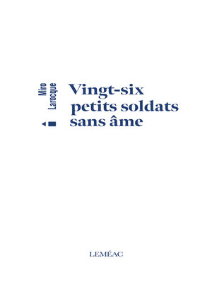 cover image of Vingt-six petits soldats sans âme